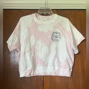 Cropped sweatshirt tshirt